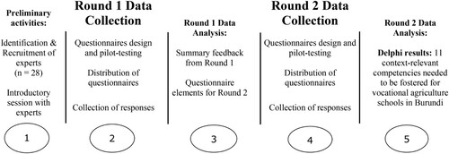 Figure 1. Summary of the Delphi process.