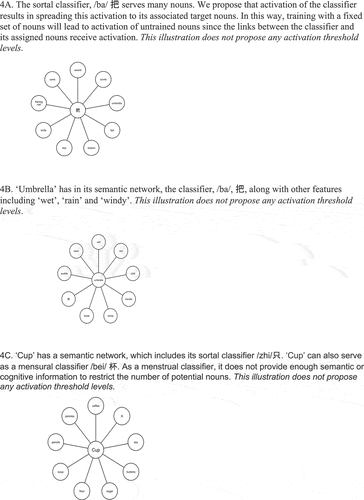 Figure 4. Semantic Networks of Chinese Words: A Schematic