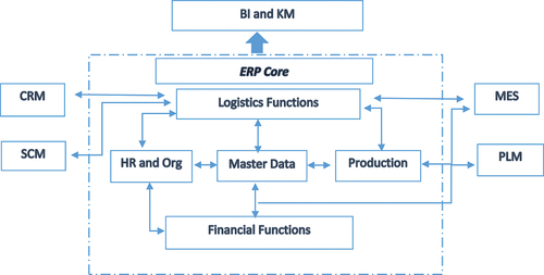 Figure 2. Extended interorganisational enterprise systems.