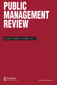 Cover image for Public Management Review, Volume 19, Issue 8, 2017