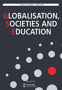 Cover image for Globalisation, Societies and Education, Volume 14, Issue 1, 2016