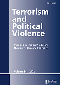 Cover image for Terrorism and Political Violence, Volume 34, Issue 1, 2022