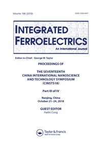 Cover image for Integrated Ferroelectrics, Volume 199, Issue 1, 2019
