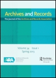 Cover image for Archives and Records, Volume 17, Issue 2, 1996