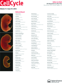 Cover image for Cell Cycle, Volume 15, Issue 10, 2016
