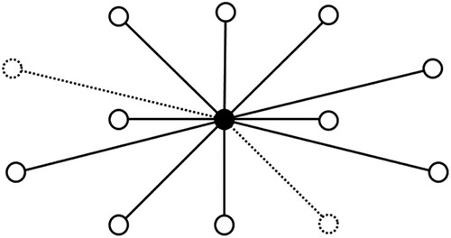 Figure 3. Illustration of an ideal-typical ‘hub’.