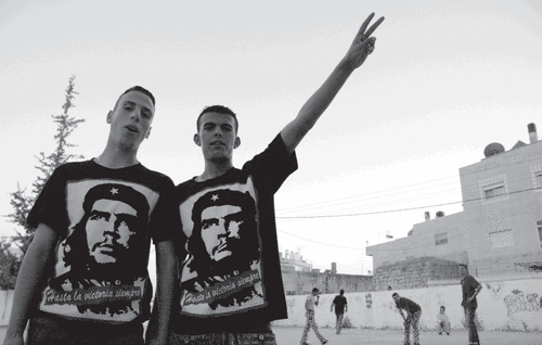 Palestinians wearing Che Guevara t-shirts JUSTIN MCINTOSH/WIKIMEDIA COMMONS