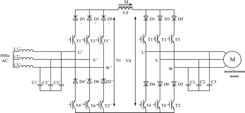 Figure 1. Main topology of current source converter.