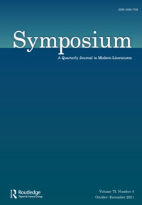 Cover image for Symposium: A Quarterly Journal in Modern Literatures, Volume 75, Issue 4, 2021