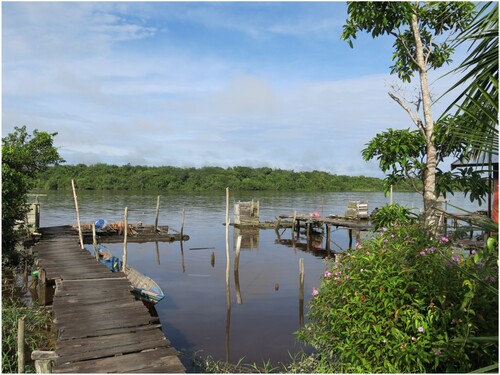 Figure 6. Everyday life along the Kapuas River. Photo by Author.