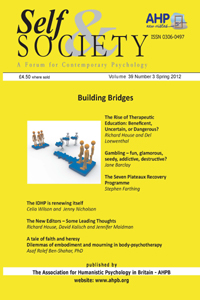 Cover image for Self & Society, Volume 39, Issue 3, 2012