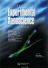 Cover image for Journal of Experimental Nanoscience, Volume 13, Issue 1, 2018