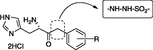 Figure 1 Chemical structure of new Brucella suis HDH inhibitors.