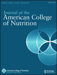 Cover image for Journal of the American Nutrition Association, Volume 37, Issue 7, 2018