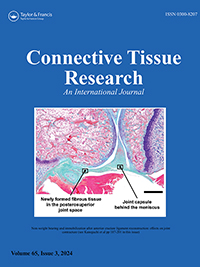 Cover image for Connective Tissue Research, Volume 65, Issue 3, 2024