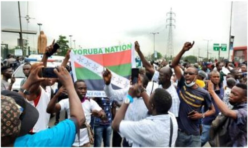 Figure 3. Yoruba Nation’s separatist movement. Source: Foreign Brief, July 29, 2021.