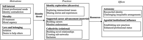 Figure 1. Process diagram for intersectional collaboration.