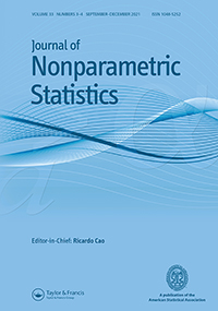 Cover image for Journal of Nonparametric Statistics, Volume 33, Issue 3-4, 2021