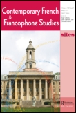 Cover image for Contemporary French and Francophone Studies, Volume 18, Issue 1, 2014