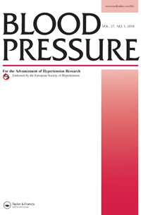 Cover image for Blood Pressure, Volume 27, Issue 1, 2018