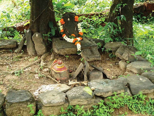 Figure 2. Each sacred grove is devoted to a particular local deity.