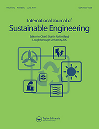 Cover image for International Journal of Sustainable Engineering, Volume 12, Issue 3, 2019