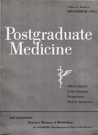 Cover image for Postgraduate Medicine, Volume 12, Issue 6, 1952