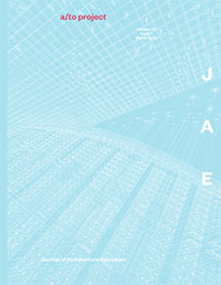 Cover image for Journal of Architectural Education, Volume 72, Issue 1, 2018
