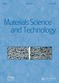 Cover image for Materials Science and Technology, Volume 32, Issue 17, 2016