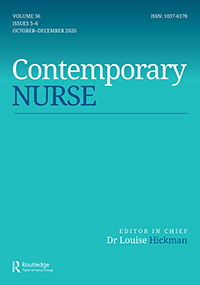 Cover image for Contemporary Nurse, Volume 56, Issue 5-6, 2020
