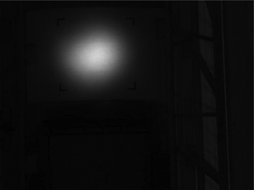 Figure 6. The concentrated solar spot on the target plane of the CSP tower.