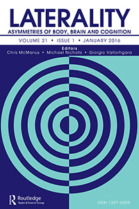 Cover image for Laterality, Volume 21, Issue 1, 2016