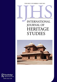Cover image for International Journal of Heritage Studies, Volume 25, Issue 5, 2019