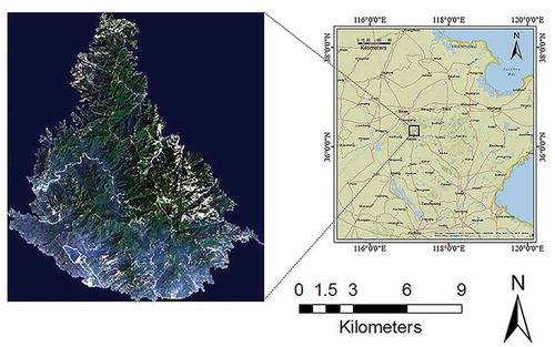 Figure 1. Study area: Mount Tai, Eastern China.