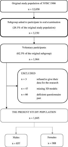 Figure 1. Flow chart of the study population.