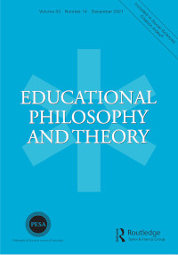 Cover image for Educational Philosophy and Theory, Volume 53, Issue 14, 2021