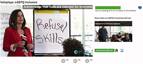 Figure 1 Sample SkillFlix Video Web Page.