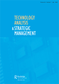 Cover image for Technology Analysis & Strategic Management, Volume 35, Issue 7, 2023