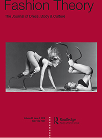 Cover image for Fashion Theory, Volume 23, Issue 2, 2019