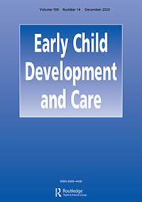 Cover image for Early Child Development and Care, Volume 190, Issue 14, 2020