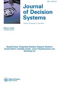 Cover image for Journal of Decision Systems, Volume 24, Issue 2, 2015