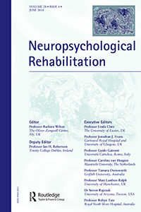 Cover image for Neuropsychological Rehabilitation, Volume 28, Issue 4, 2018