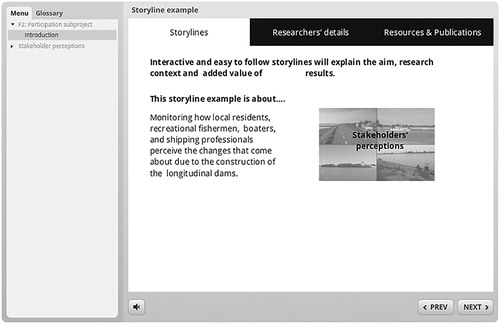 Figure 4. A video to the storyline example that was discussed during the workshop is available in Appendix C as part of the supplementary material.