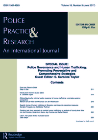 Cover image for Police Practice and Research, Volume 18, Issue 3, 2017