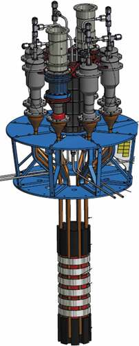 Fig. 5. KRUSTY in-vacuum components.