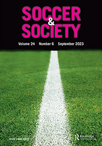 Cover image for Soccer & Society, Volume 24, Issue 6, 2023