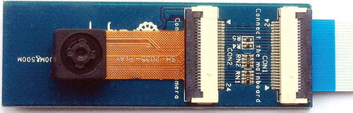 Figure 8. CCD camera with the extension board and cable.