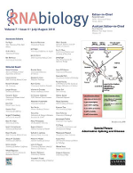 Cover image for RNA Biology, Volume 7, Issue 4, 2010