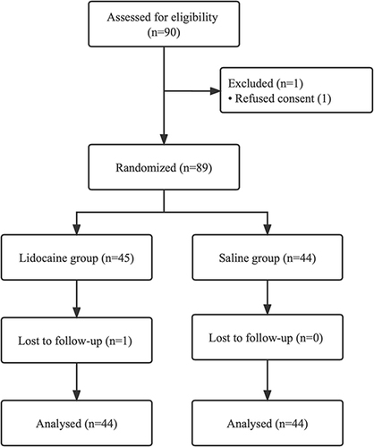 Figure 1 Flowchart of the study procedure.