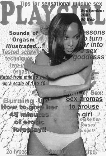 Figure 4.  Playgirl cover (September 2001).